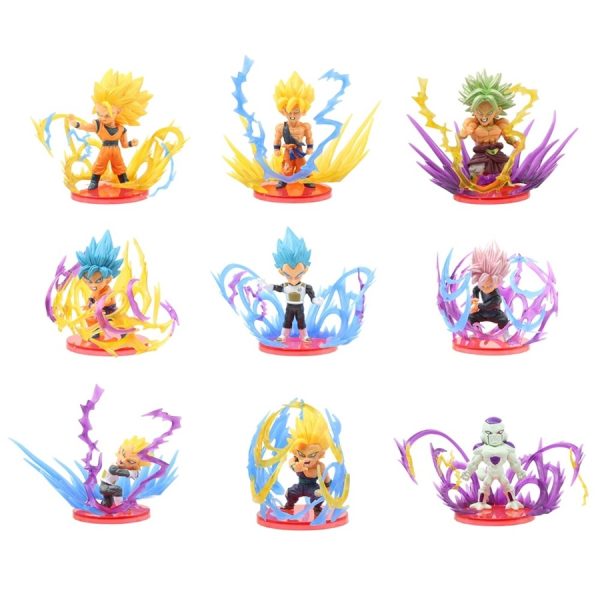 Mô hình Dragon Ball bộ 9 nhân vật chibi