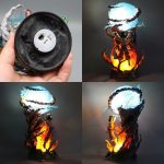 Mô hình Dragon Ball Songoku nâng cầu có base đèn LED - Ảnh 4
