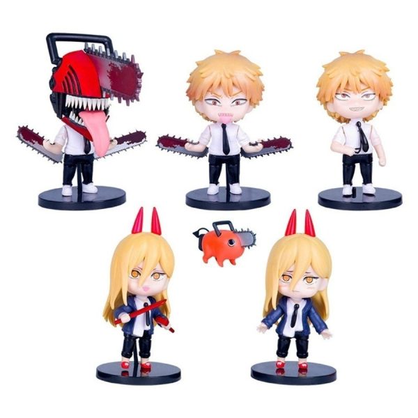 Mô hình Chainsaw Man bộ 5 nhân vật