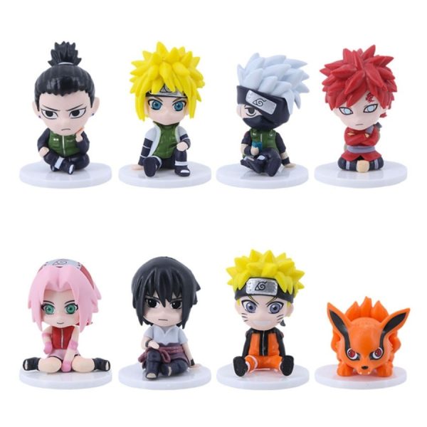 Mô hình Naruto bộ 8 nhân vật