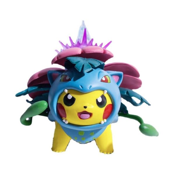 Mô hình Pokemon Pikachu cosplay Fushigibana mega bản cao cấp