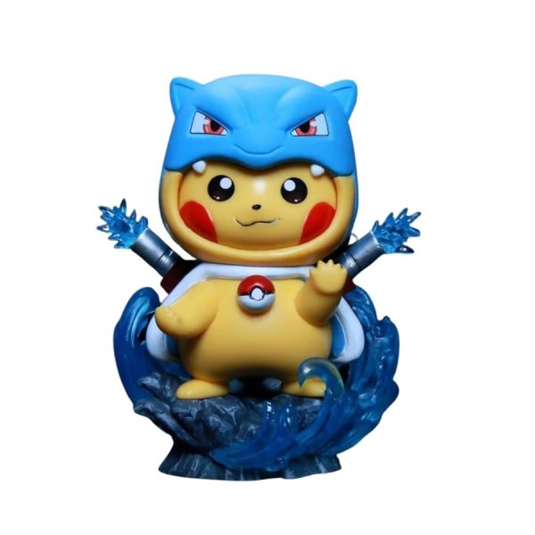 Mô hình Pokemon Pikachu cosplay Squirtle bản cao cấp