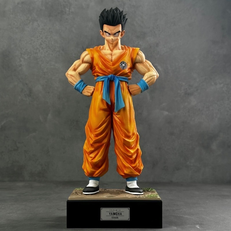 Mô Hình Dragon Ball Yamcha cao cấp dáng đứng có kệ