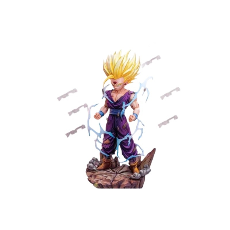 Mô Hình Dragon Ball Gohan Kid Saiyan 2 cao cấp dáng đứng có kệ