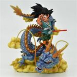 Mô hình Dragon Ball Goku kid cưỡi rồng cao 13cm - Ảnh 2