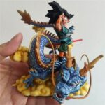 Mô hình Dragon Ball Goku kid cưỡi rồng cao 13cm - Ảnh 3