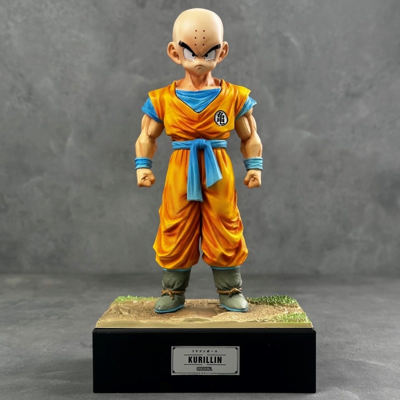 Mô Hình Dragon Ball Krillin cao cấp dáng đứng có kệ