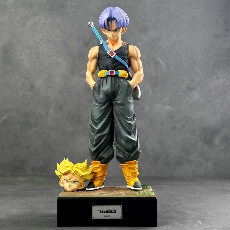 Mô Hình Dragon Ball Trunks cao cấp dáng đứng có kệ