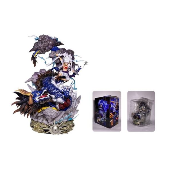 Mô hình One Piece Luffy Gear 5 đấu Kaido Rồng cao cấp