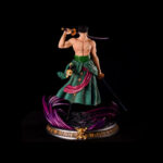 Mô hình One Piece Zoro cao cấp dáng đứng cao 37cm có kệ - Ảnh 3