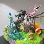 [Pre-Order] Mô hình Pokemon gia đình Eeveelutions cao cấp có LED cao 27cm - Ảnh 4
