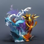 [Pre-Order] Mô hình Pokemon Lugia Huyền Thoại cao cấp có LED cao 32.5cm - Ảnh 4