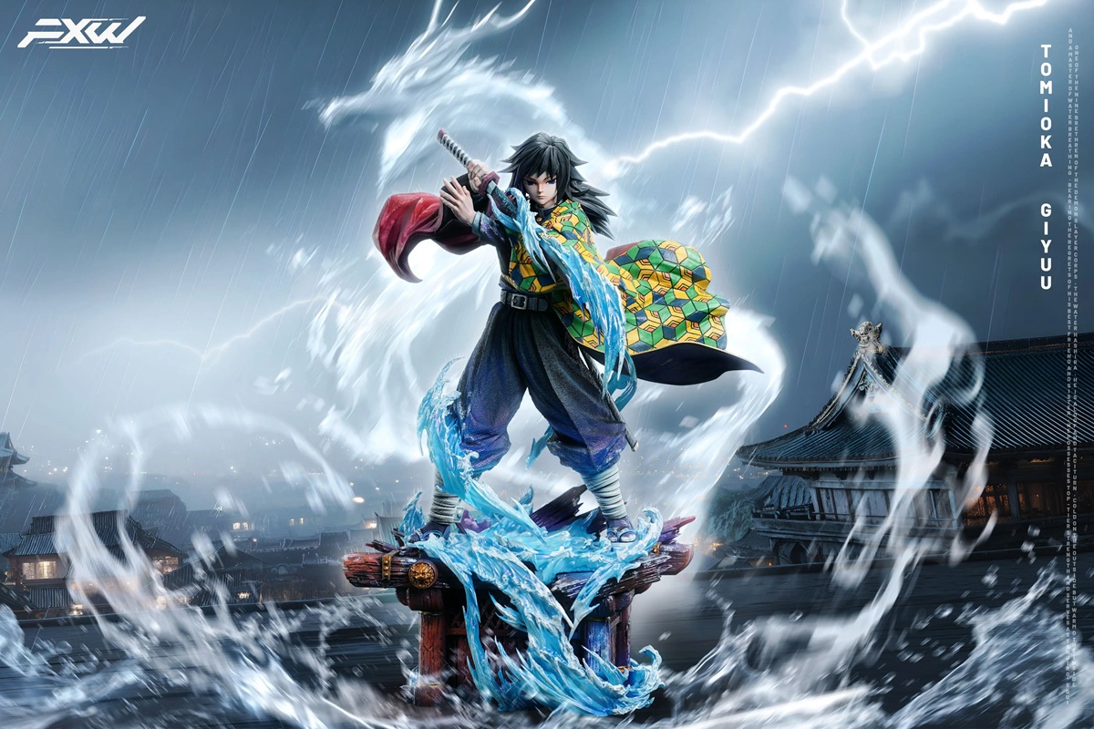 [Pre-order] Mô hình Kimetsu No Yaiba Thủy Trụ Tomioka Giyuu 1/6 FXW Studio