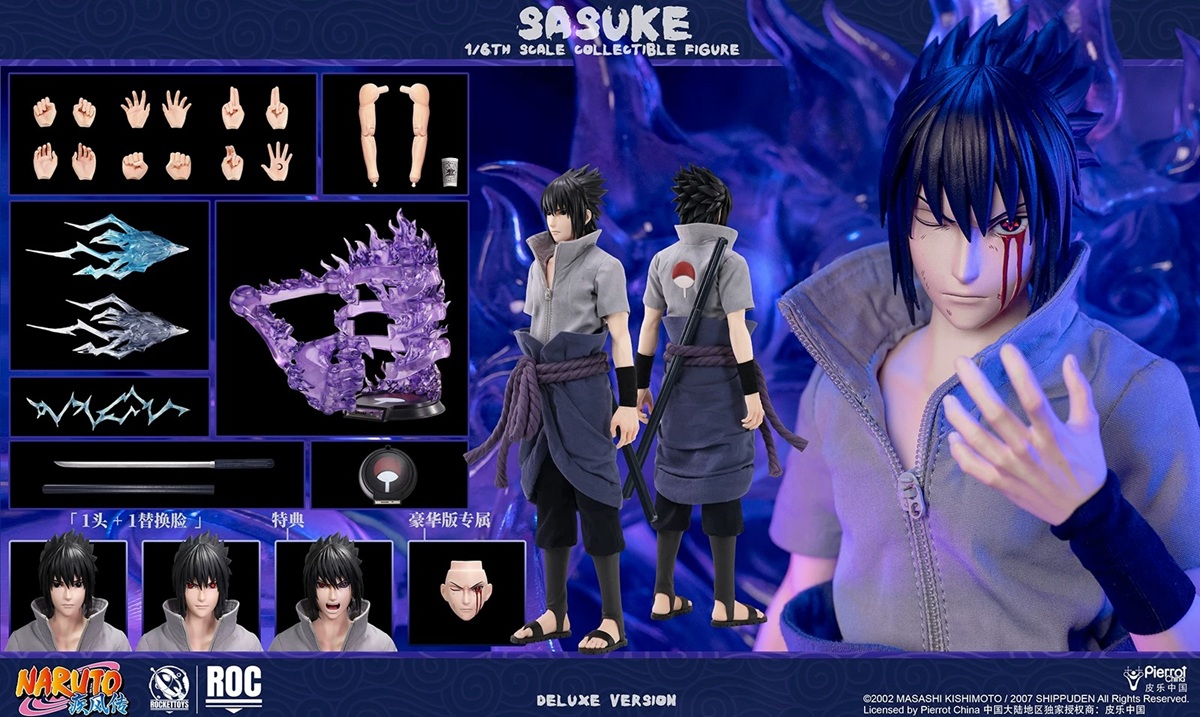 [Pre-order] Mô hình Naruto Uchiha Sasuke 1/6 ROCKETTOYS