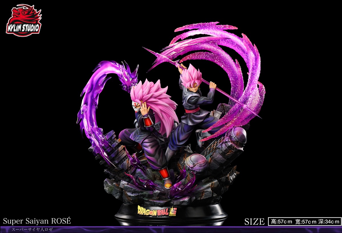 [Pre-order] Mô hình Dragon Ball Black Goku Super Saiyan Rosé 3 1/6 Kylin Studio