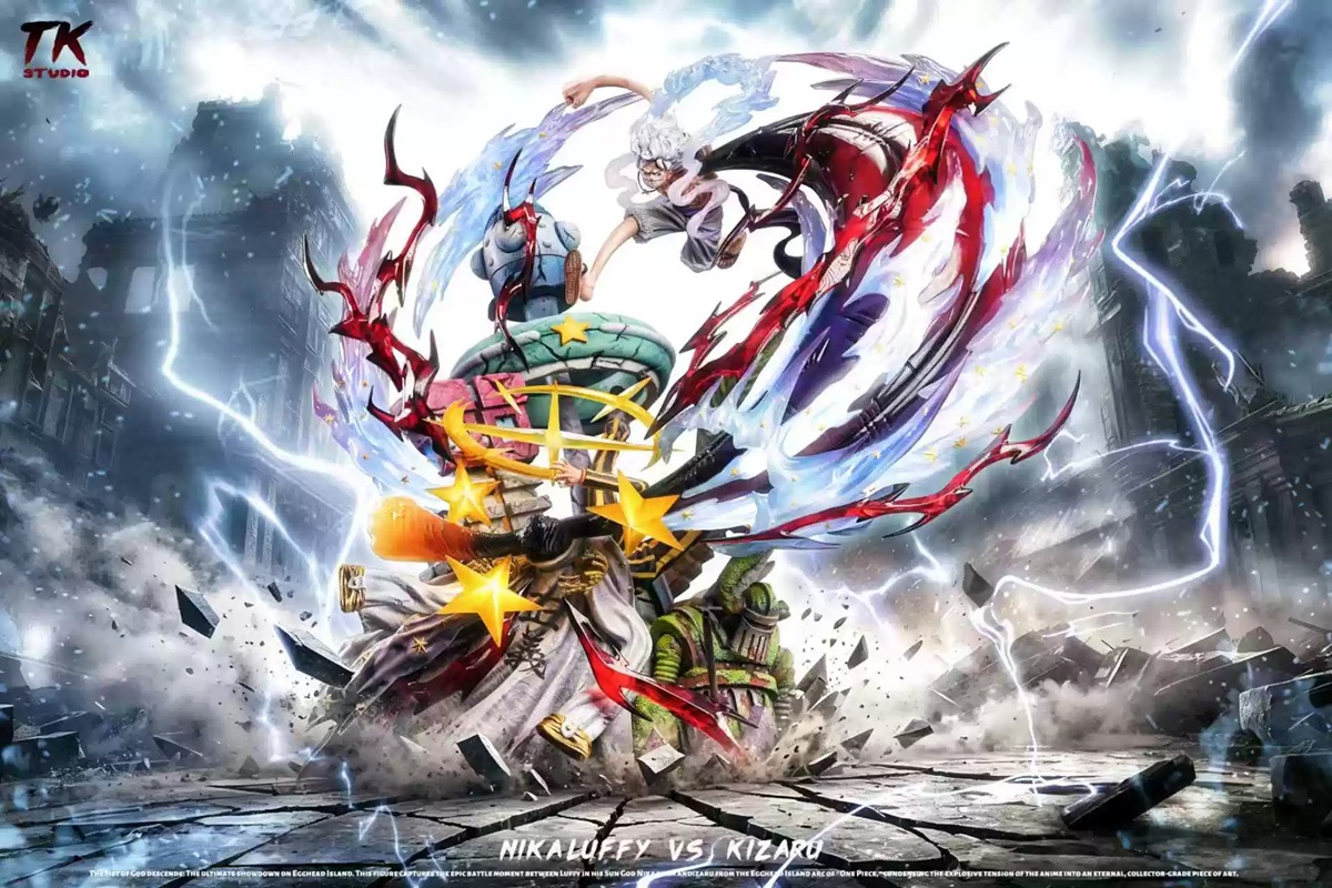 [Pre-order] Mô hình One Piece Nika Luffy VS Kizaru TK Studio