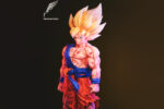 [Pre-order] Mô hình Dragon Ball Son Goku Super Saiyan 1 1/2 Freewing Studio - Ảnh 3