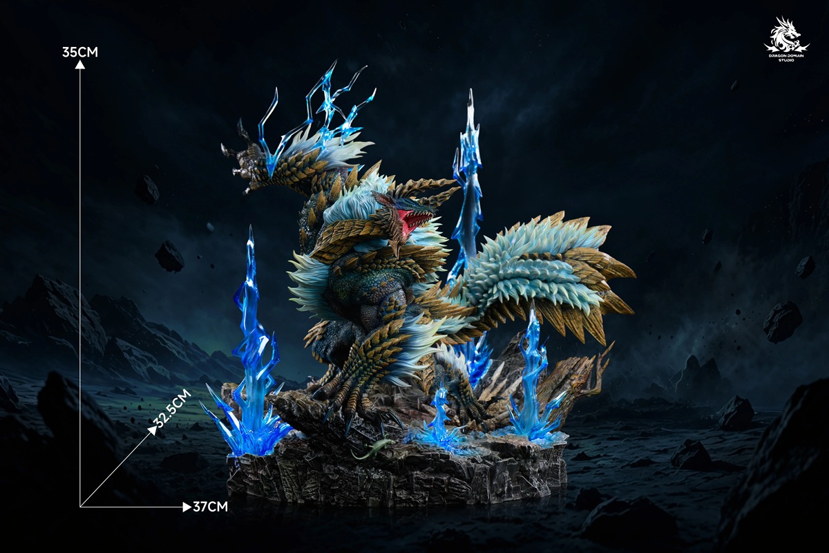 [Pre-order] Mô hình Monster Hunter Zinogre & Stygian Zinogre & Thunderlord Zinogre Dragon Realm Studio