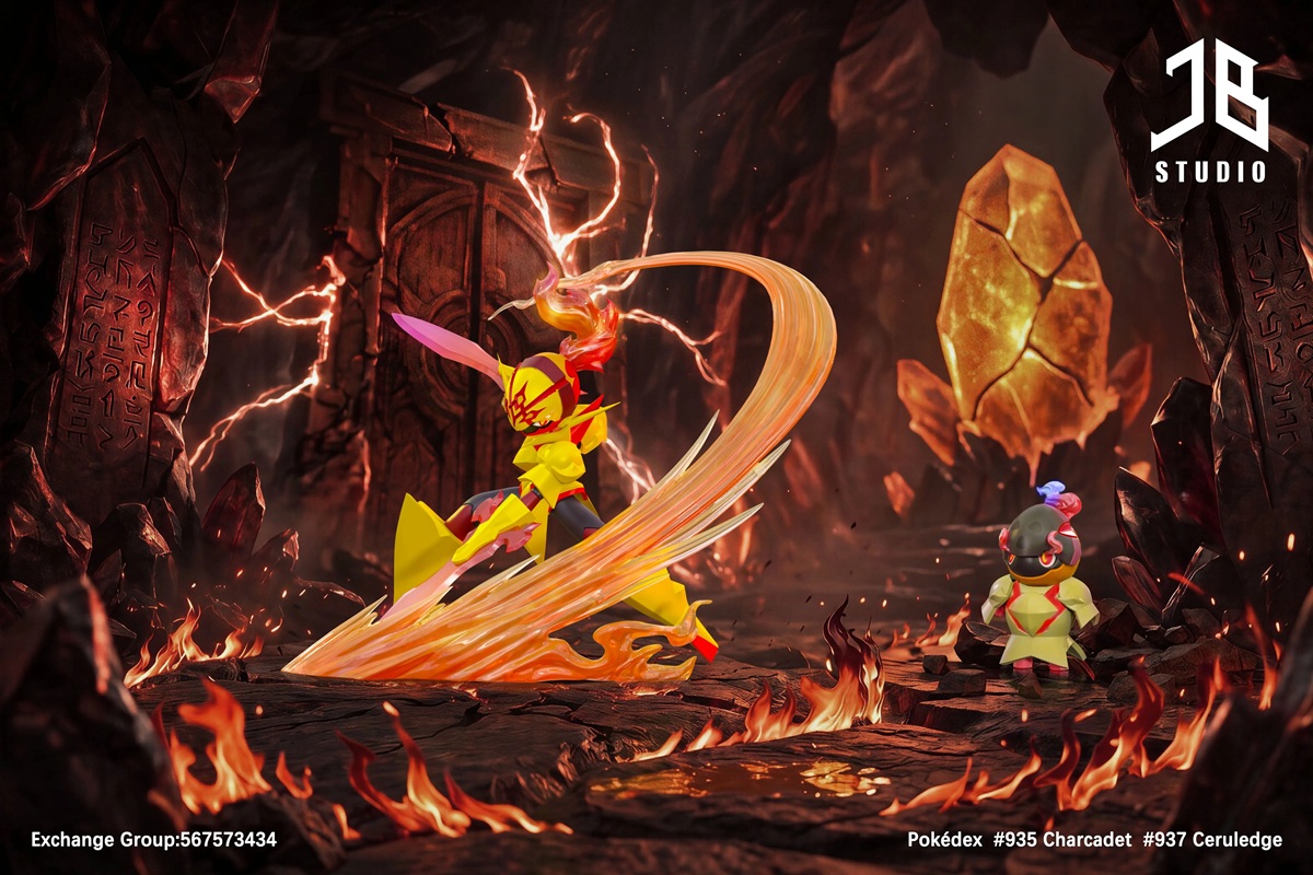 [Pre-order] Mô hình Pokemon Charcadet & Ceruledge 1/20 JB Studio
