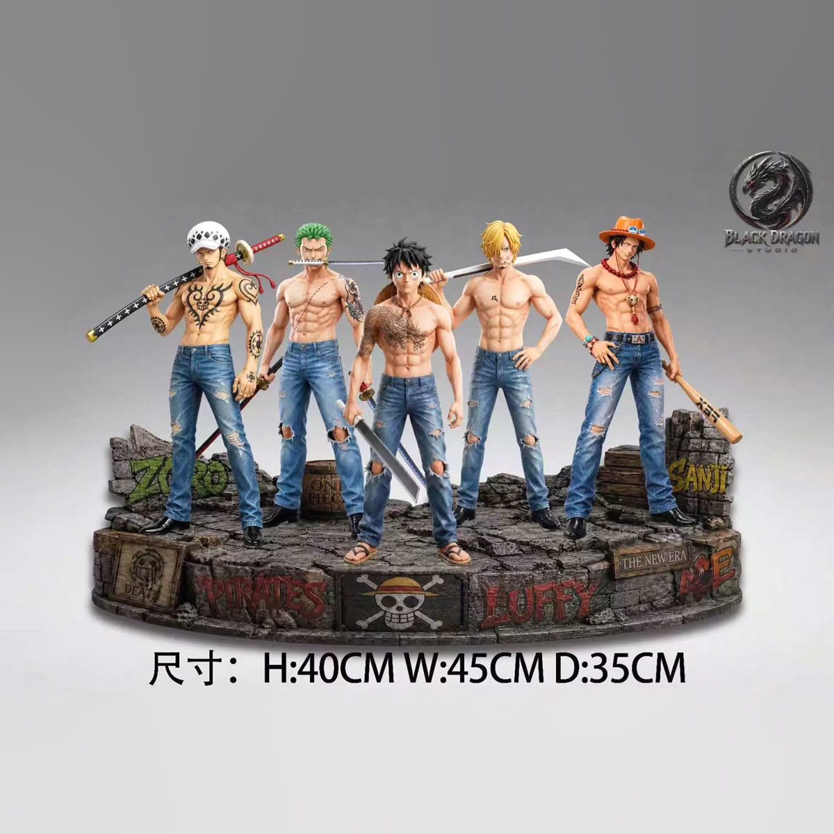 [Pre-order] Mô hình One Piece Series Hải Tặc 1/6 Black Dragon Studio