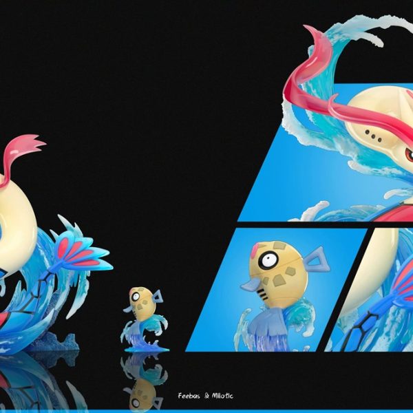 [Pre-order] Mô hình Pokemon Milotic & Feebas 1/20 LingXi Studio