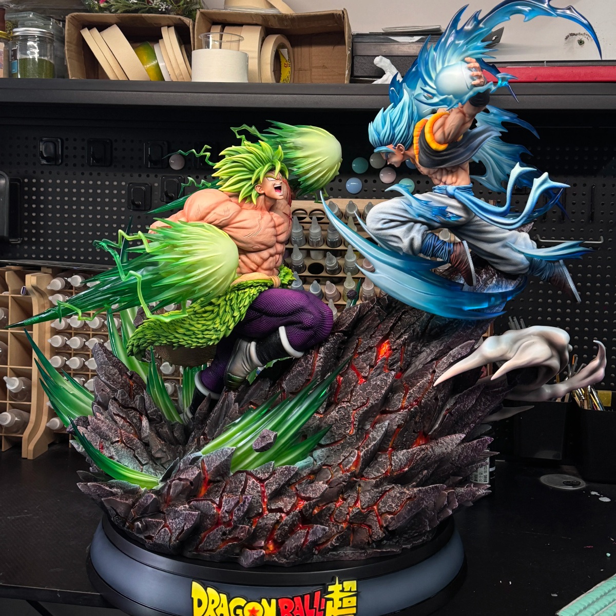 [Pre-order] Mô hình Dragon Ball Broly vs Gogeta 1/6 Yi Shou Studio