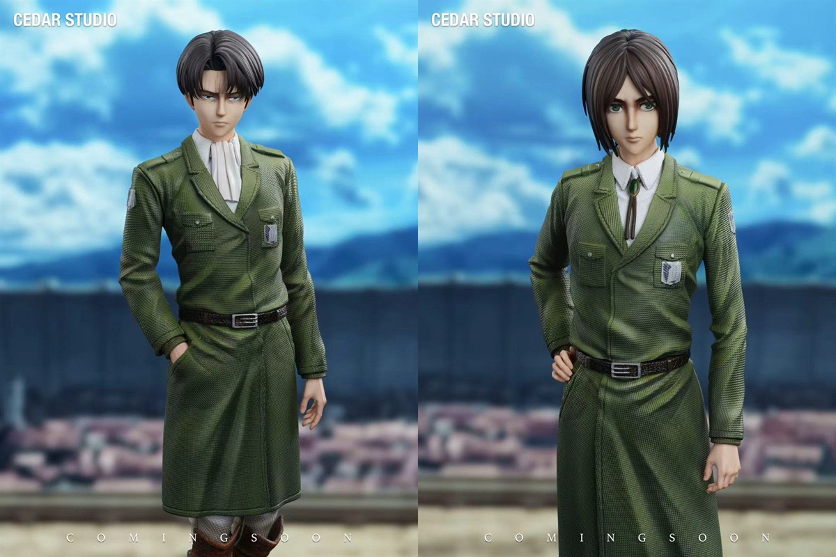 [Pre-order] Mô hình Attack on Titan Eren Yeager & Captain Levi 1/6 Cedar Studio