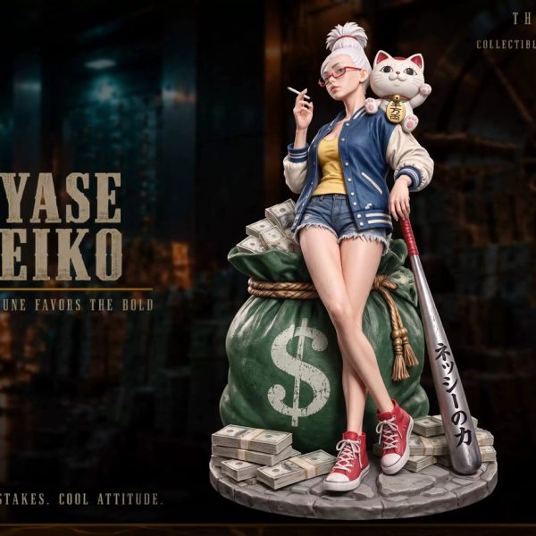 [Pre-order] Mô hình Dandadan Seiko Ayase & Money Bag Beckoning Cat 1/6 Mikasa Studio