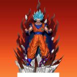 [Pre-order] Mô hình Dragon Ball Son Goku Super Saiyan Blue Kaioken WJT Studio