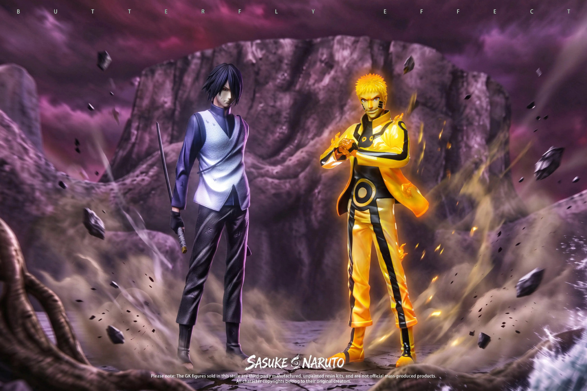 [Pre-order] Mô hình Naruto Adult Naruto & Sasuke Butterfly Effect Studio
