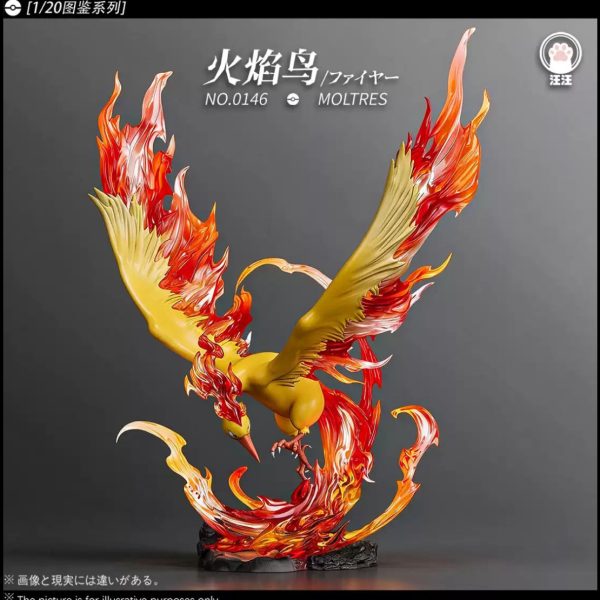 [Pre-order] Mô hình Pokemon Chim Lửa Moltres 1/20 WangWang Studio